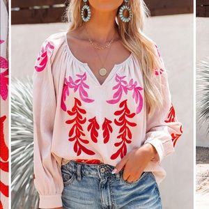 Embroidered blouse